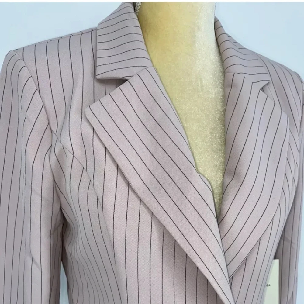 Tularosa  Pink Pinstripe Blazer Jacket NWT - Picture 2 of 9
